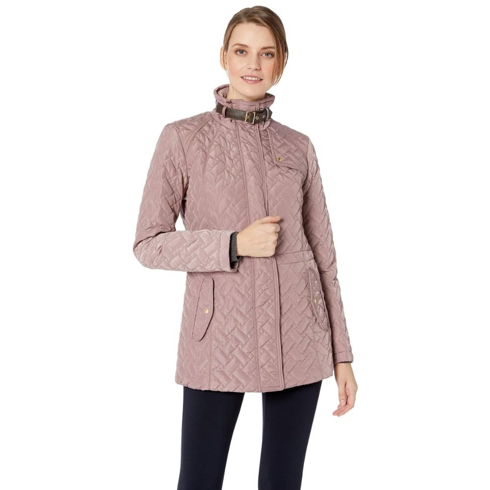 ⚡️SALE⚡️Cole Haan quilted mauve barn jacket